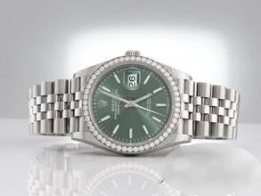 Thumbnail von Rolex Datejust 36 36mm 126284 Rbr 2022 Stahl Weissgold 750 Diamanten Gold Stainless Steel Jubilé-band Chronometer Oyster Green Dial