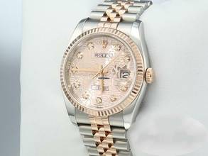 Thumbnail von Rolex Datejust 36 36mm 116231 2016 Stahl Rosegold 750 Diamanten Automatik Stainless Steel 18kt Rose Gold Jubilé-band Chronometer Oyster