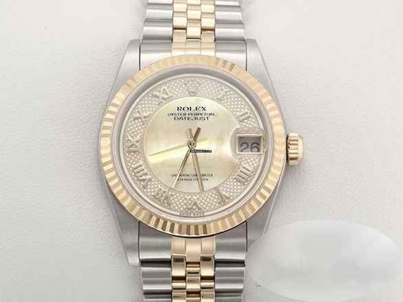  Rolex Datejust 31 31mm 78273 2002 Stahl Gelbgold 750 Perlmutt Automatik 