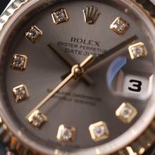 Thumbnail von Rolex Lady-Datejust 26 Jubilee Fluted Steel Gold Grey Diamond Dial