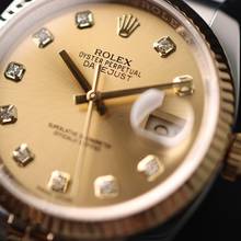 Thumbnail von Rolex Datejust 36 Steel Gold Jubilee Fluted Champagne Diamond Dial