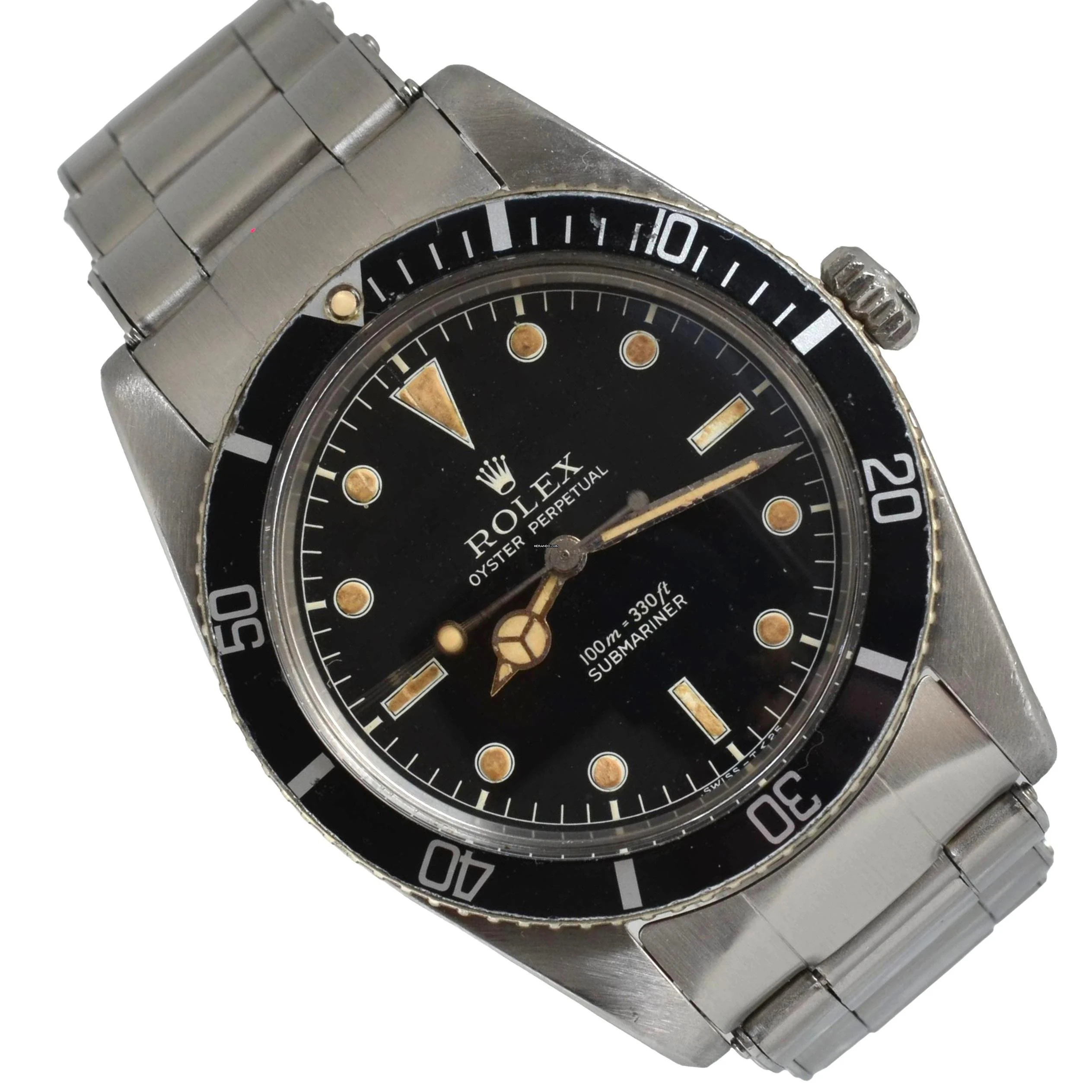 Rolex Submariner (No Date) 5508 “James Bond” tritium dial 1959 TOP Condition