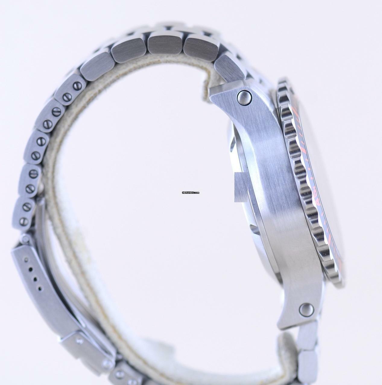 Thumbnail von Fortis B-42 Day Date Chronograph Marinemaster Automatic 7750 black orange Dial B+P