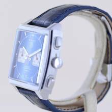 Thumbnail von TAG Heuer Monaco Calibre 12 Chronograph Steve McQueen Automatic Saphir blue Calibre 12 Top B+P