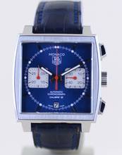 Thumbnail von TAG Heuer Monaco Calibre 12 Chronograph Steve McQueen Automatic Saphir blue Calibre 12 Top B+P