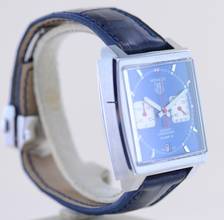 Thumbnail von TAG Heuer Monaco Calibre 12 Chronograph Steve McQueen Automatic Saphir blue Calibre 12 Top B+P