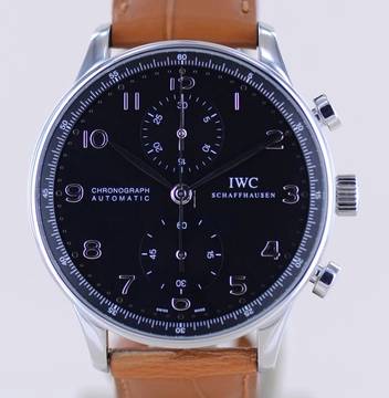  IWC Portugieser Chronograph Automatik 41mm black Dial Klassiker Dresswatch 