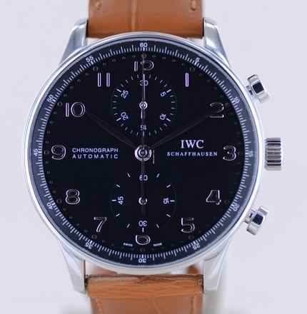  IWC Portugieser Chronograph Automatik 41mm black Dial Klassiker Dresswatch 