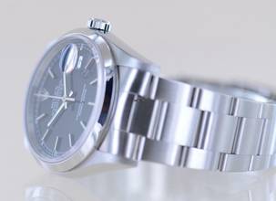 Thumbnail von Rolex Datejust 36 16200 Saphirglas black dial Oysterband Stahl polished bezel B+P