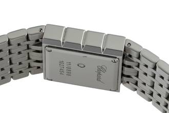 Thumbnail von Chopard Ice Cube Black Dial Edelstahl Quarz Damenuhr Ref. 11/8898