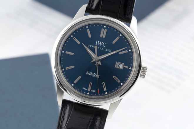  IWC Ingenieur Automatic Laureus Blue Dial Stahl Automatik Herrenuhr Ref. IW323310 Limited 