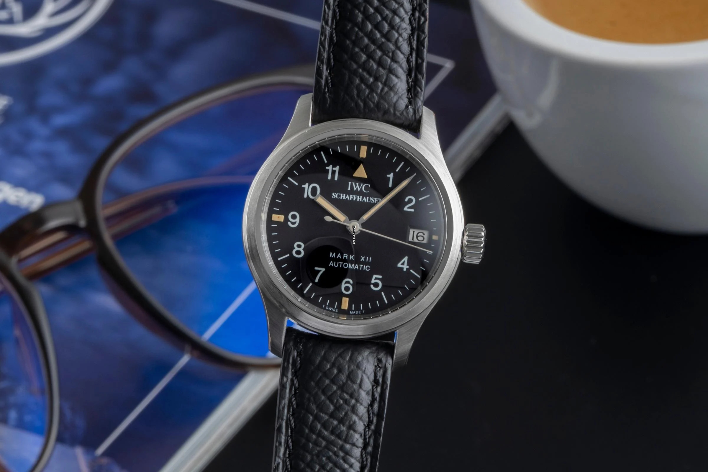  IWC Fliegeruhr Mark XII Lady Black Dial Edelstahl Automatik Damenuhr Ref. IW442101 