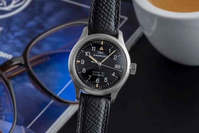  IWC Fliegeruhr Mark XII Lady Black Dial Edelstahl Automatik Damenuhr Ref. IW442101 