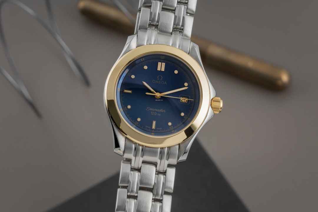  Omega Seamaster Aqua Terra Chronometer Stahl / Gold Quarz Herrenuhr Ref. 2311.80.00 