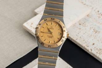 Thumbnail von Omega Constellation Quartz Stahl / Gold Quarz Herrenuhr Ref. 1252.10.00