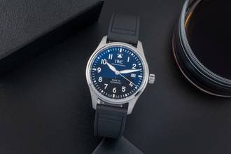Thumbnail von IWC Fliegeruhr Mark Pilot Mark XX Black Dial Stahl Automatik Herrenuhr Ref. IW328201 B&P 2024