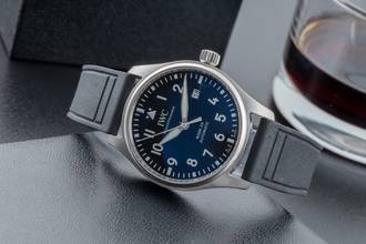 Thumbnail von IWC Fliegeruhr Mark Pilot Mark XX Black Dial Stahl Automatik Herrenuhr Ref. IW328201 B&P 2024