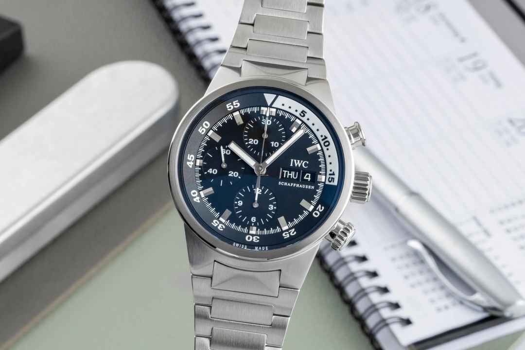  IWC Aquatimer Chronograph Stahl Automatik Herrenuhr Ref. IW371928 B&P 2007 