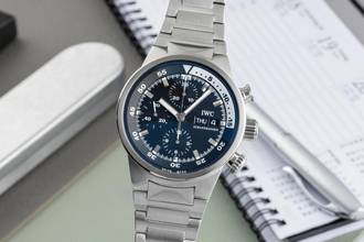 Thumbnail von IWC Aquatimer Chronograph Stahl Automatik Herrenuhr Ref. IW371928 B&P 2007
