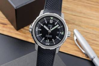 Thumbnail von IWC Aquatimer Automatic Black Dial Edelstahl Automatik Herrenuhr Ref. IW329002 B&P 2014