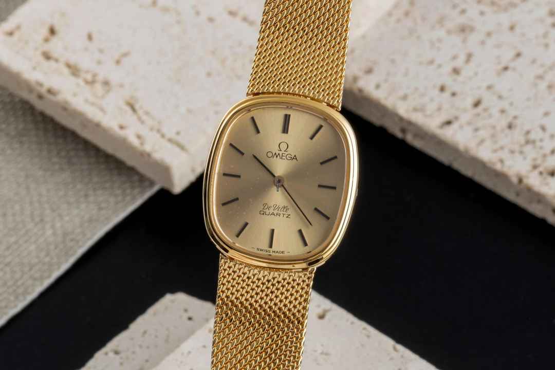  Omega De Ville Ellipse Stahl / vergoldet Damenuhr Ref. 591.058 791.034 Klassiker 