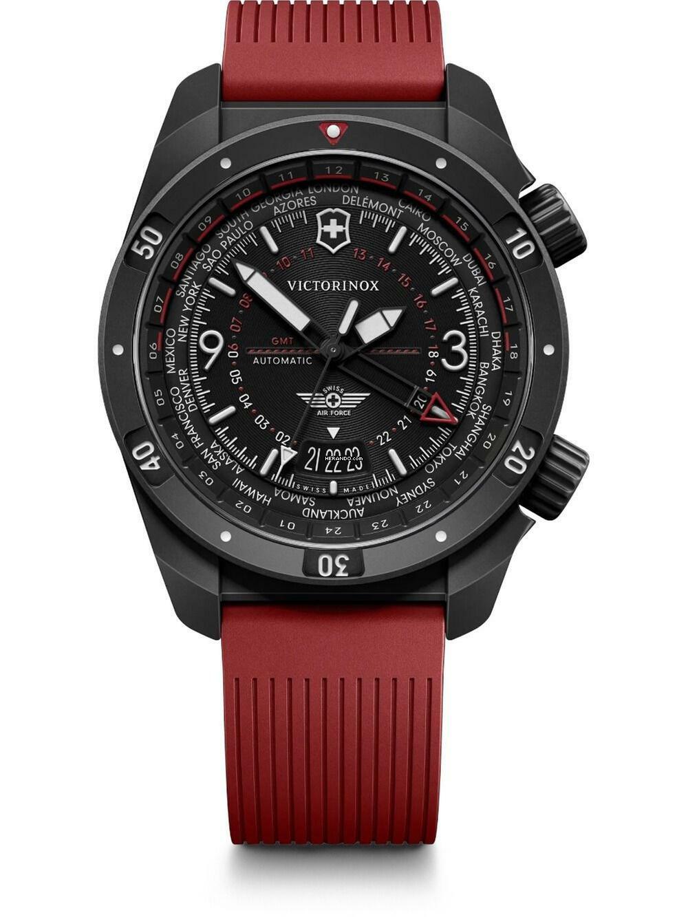  Victorinox Swiss Army 242006 Herrenuhr Air Pro Automatic 43mm 20ATM 