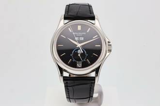 Thumbnail von Patek Philippe Annual Calendar Wempe Edition In Platinum - Limited Edition - With Box And Papers - 5125P-001 2003