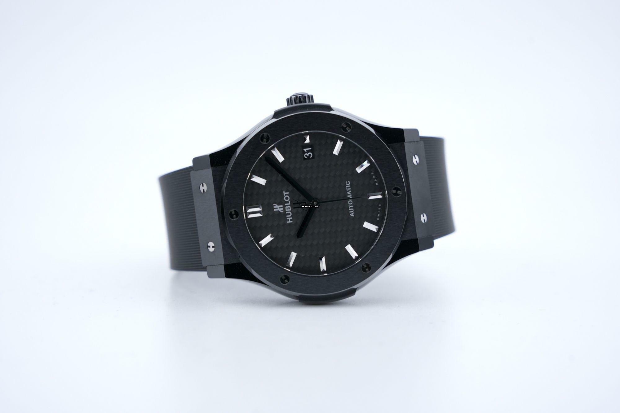 Thumbnail von Hublot Classic Fusion Black Magic 45mm - Carbon Dial - Box+Papers - 24 Months Warranty 511.CM.1771.RX 2019