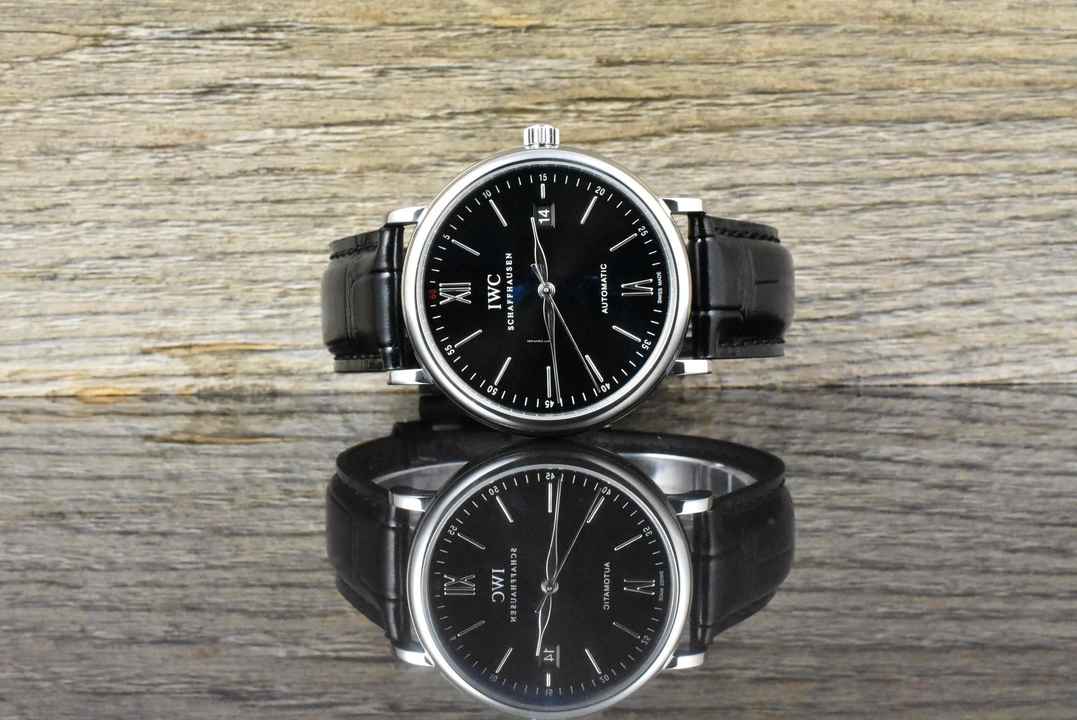  IWC Portofino Automatic 40 Black Dial - Box & Papiere 2018 