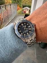 Thumbnail von Omega Seamaster Diver 300 M Professional 300M Quarz Mid Size James Bond - Tritium Blue Wave Dail - Vintage 1994