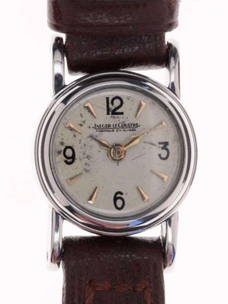 Jaeger-LeCoultre Backwind Stainless Steel 1940s