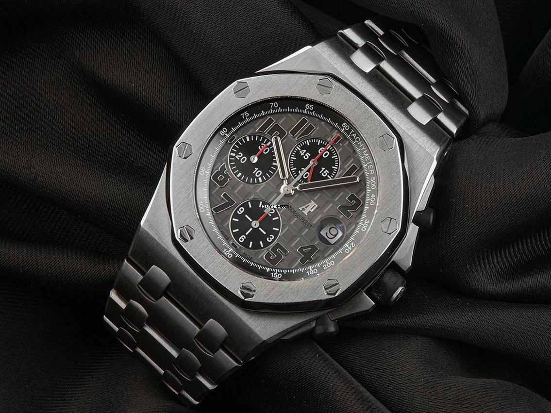 Thumbnail von Audemars Piguet Royal Oak Offshore Chronograph Ref.26170TI.OO.1000TI.01 2014 Full Set sehr gut Vintage