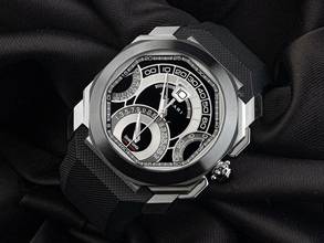 Thumbnail von Bulgari Octo Gerald Genta Quadri-Retro Ref.BGO45SCCHQR 2012 Full Set wie Neu Vintage