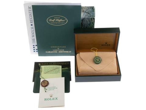  Rolex Submariner Date Sultan Diamanten Ref.16613 1988 Full Set sehr gut Vintage 