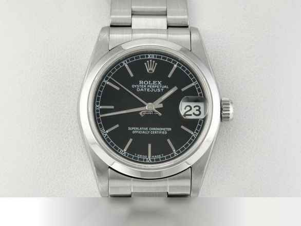  Rolex Datejust 31 31mm 1998 Edelstahl Automatik Damenuhr Stahl Stainless Steel Oyster-band Chronometer Black Dial 