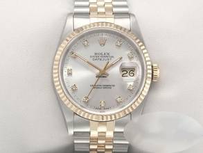 Thumbnail von Rolex Datejust 36 36mm 16233 1997 Stahl Gelbgold 750 Diamanten Automatik Stainless Steel 18kt Yellow Gold Jubilé-band Chronometer Oyster