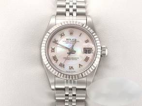 Thumbnail von Rolex Lady-Datejust Edelstahl Weissgold 750 Perlmutt Automatik Stahl Gold Damen Stainless Steel 18kt White Gold Jubilé-band Chronometer Oyster