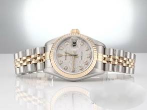 Thumbnail von Rolex Lady-Datejust Edelstahl Gelbgold 750 2003 Diamanten Automatik Gold Stahl