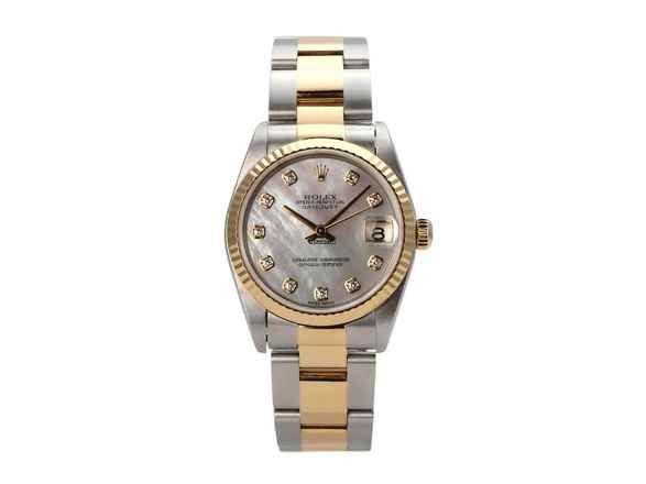  Rolex Datejust 31 Edelstahl Gelbgold 78273 Perlmutt Dia 