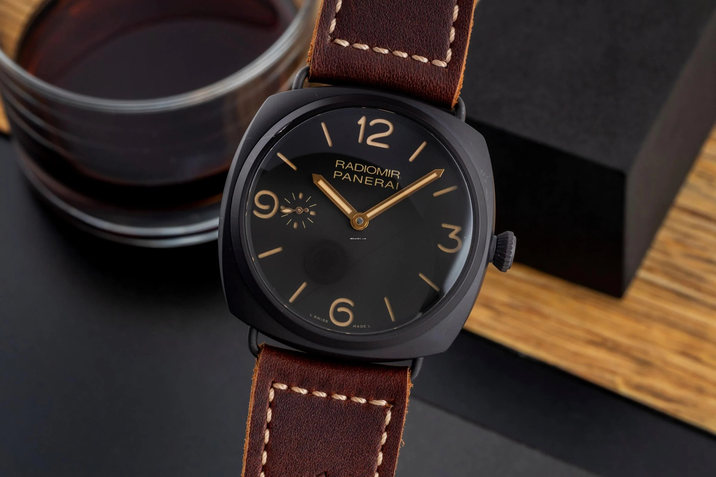 Panerai Radiomir 3 Days 47mm Composite 3 Days Handaufzug Ref. PAM00504 Originalbox