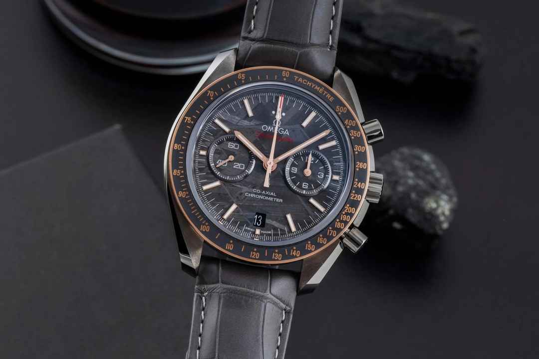  Omega Speedmaster Grey Side of the Moon Meteorite Ref.311.63.44.51.99.001 B&P 