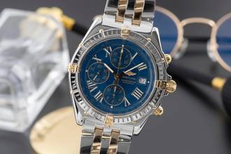 Thumbnail von Breitling Crosswind Chronograph Stahl / Gold Automatik Herrenuhr Ref. B13355