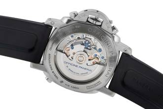 Thumbnail von Panerai Luminor 1950 Chronograph Rattrapante Stahl Automatik Ref. PAM00362