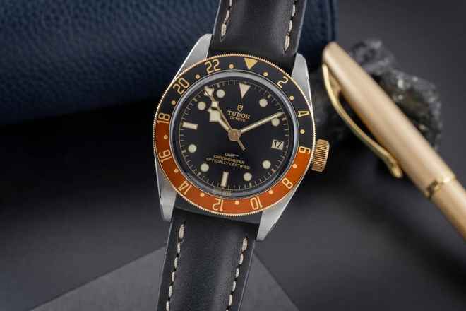  Tudor Black Bay GMT Stahl / Gold Automatik Herrenuhr M79833MN B&P 2022 