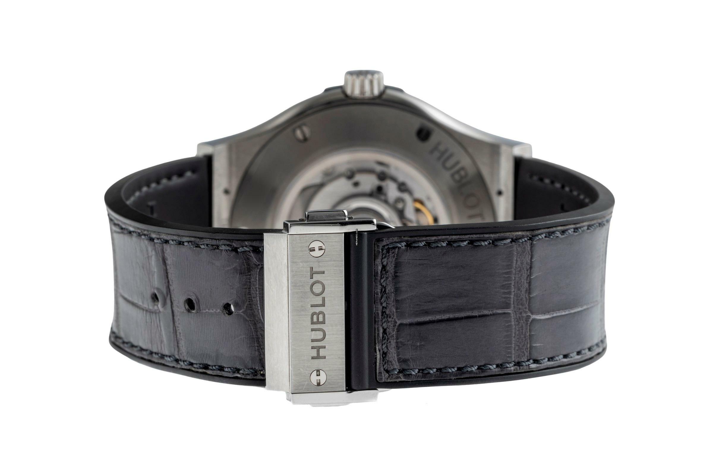 Thumbnail von Hublot Classic Fusion 45 Automatik Herren Titan Ref. 511.NX.1171.LR Papers 2016