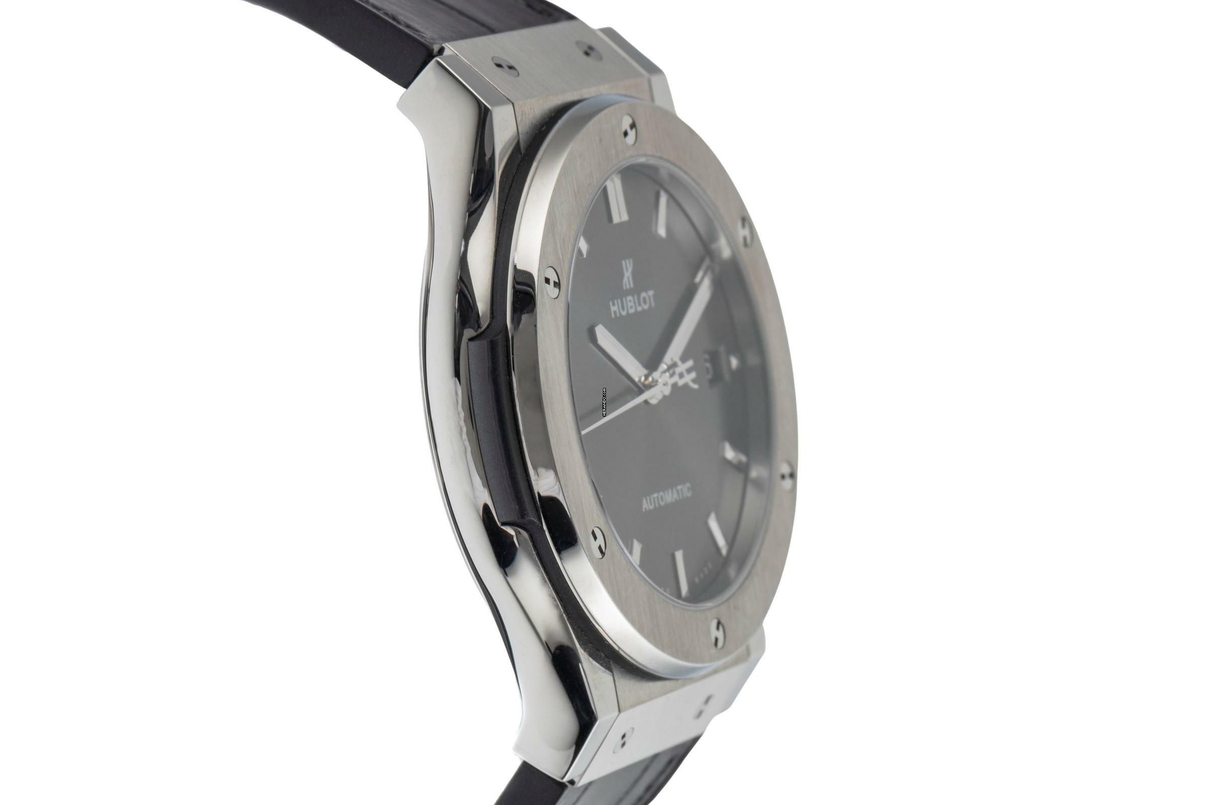 Thumbnail von Hublot Classic Fusion 45 Automatik Herren Titan Ref. 511.NX.1171.LR Papers 2016