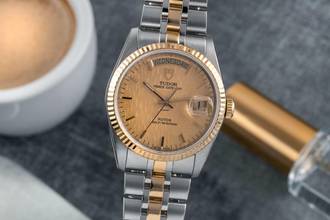 Thumbnail von Tudor Prince Date Day Oyster Prince Date Day Stahl Gold Automatik Herren Ref. 76213 Papiere 2016