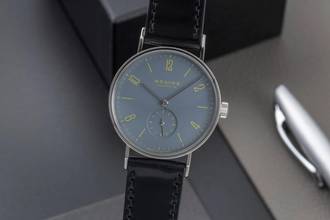 Thumbnail von NOMOS Tangente Super 30 Hausmausgrau Stahl Handaufzug Limited B&P 2005