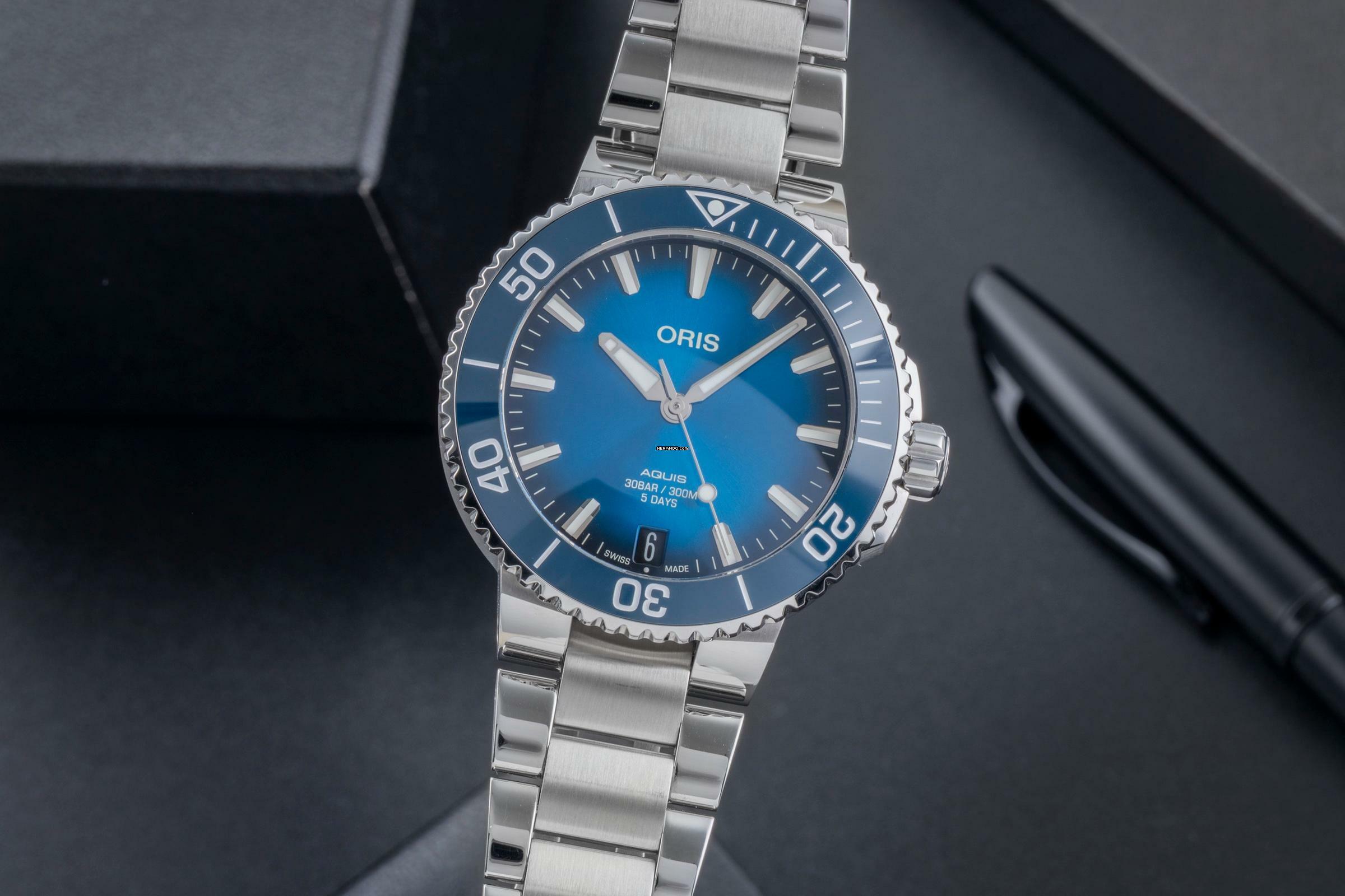  Oris Aquis Date Calibre 400 Stahl Automatik Ref. 01 400 7769 4135 