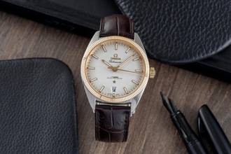 Thumbnail von Omega Globemaster Constellation Globemaster Stahl/Gold Pie Pan Ref. 130.23.39.21.02.001